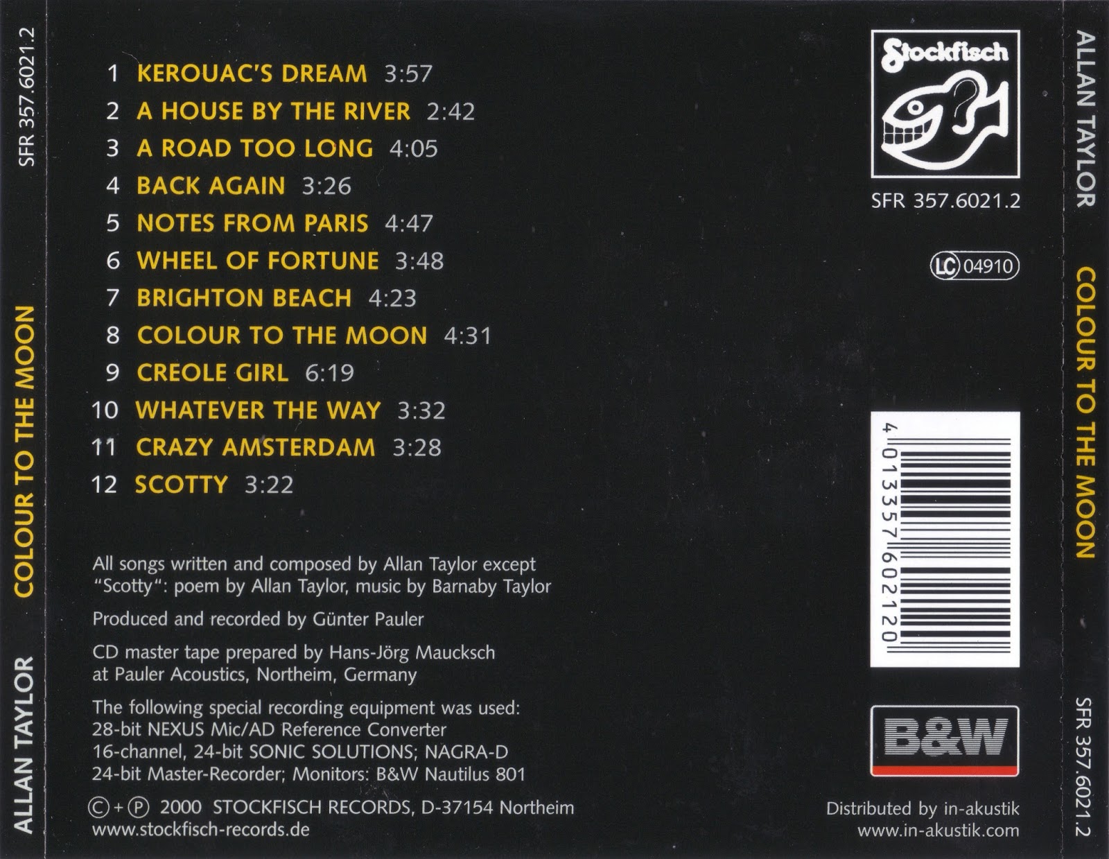 Allan Taylor Colour To The Moon-Back-1