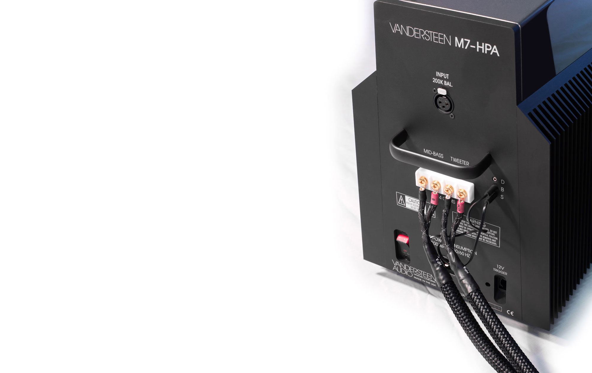 ampli cong suat Vandersteen monoblock M7-HPA mat sau