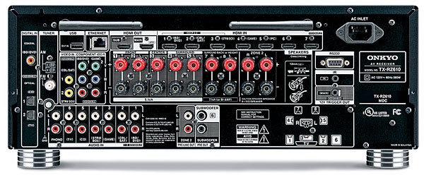Onkyo TX-RZ610 A/V Receiver mat sau