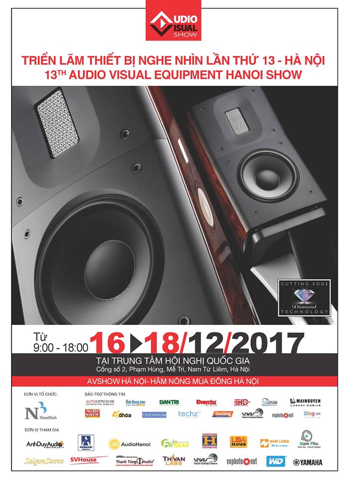 Poster trien lam AV Show tai Ha Noi