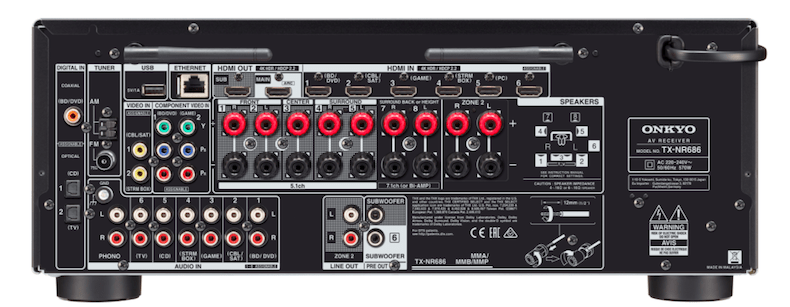 ampli AV receiver TX-NR686 mat sau