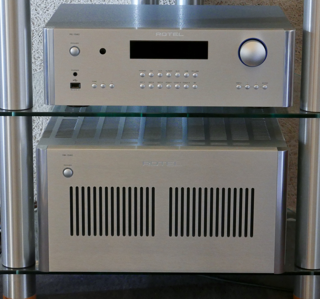 Power ampli Rotel RB-1592 dep