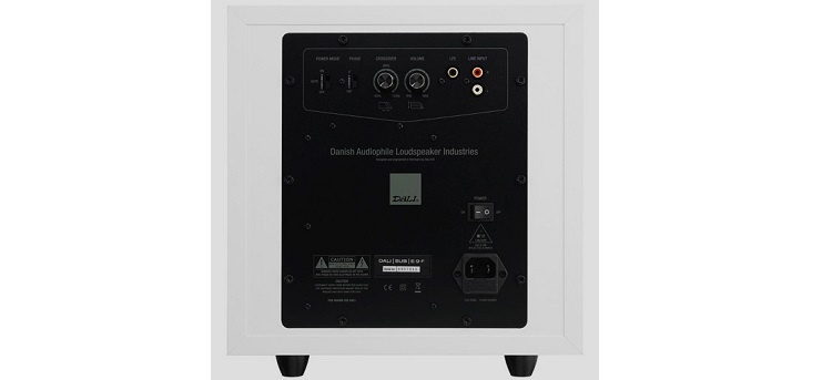 loa Dali Sub E-9F mat sau