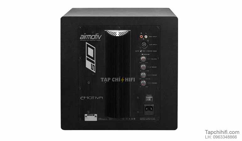 loa subwoofer Emotiva Airmotiv S10 va S12 dep
