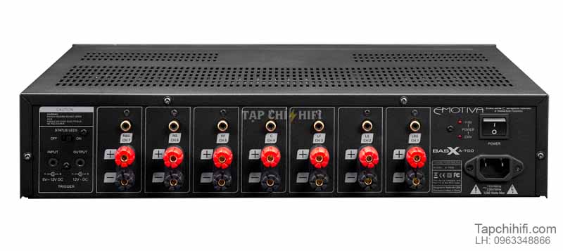 Power ampli Emotiva BasX A-500, BasX A-700 va BasX A-5175 chat