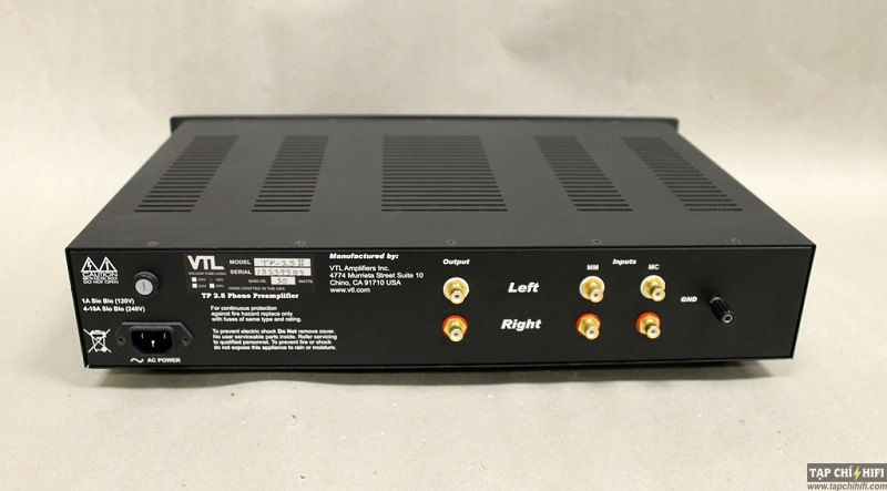 Phono pre ampli VTL TP-2.5 Series II mat sau
