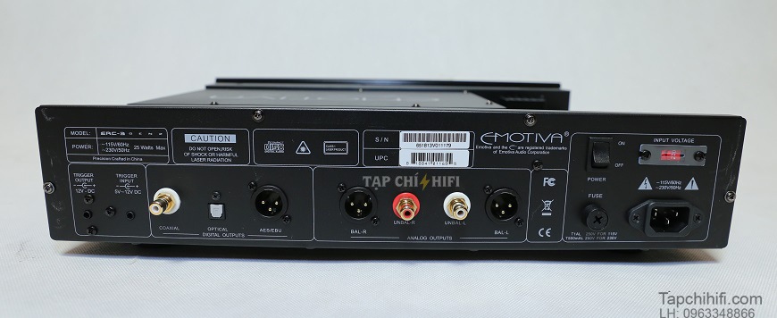 dau CD Emotiva ERC-3 mat sau