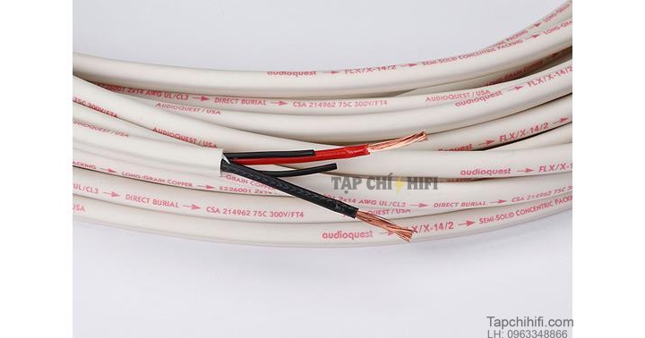 Day loa cuon AudioQuest SLiP-DB 14/2 chat