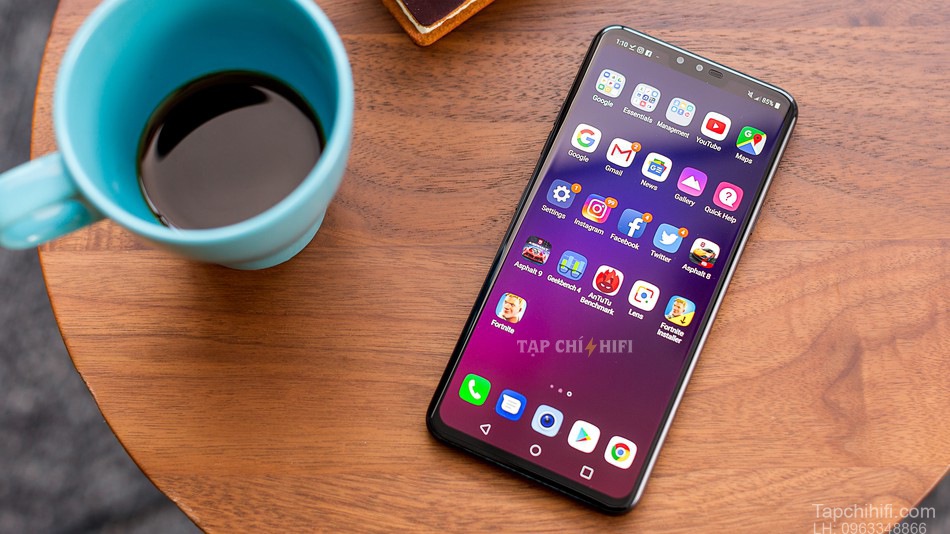 dien thoai LG V40 ThinQ chuan