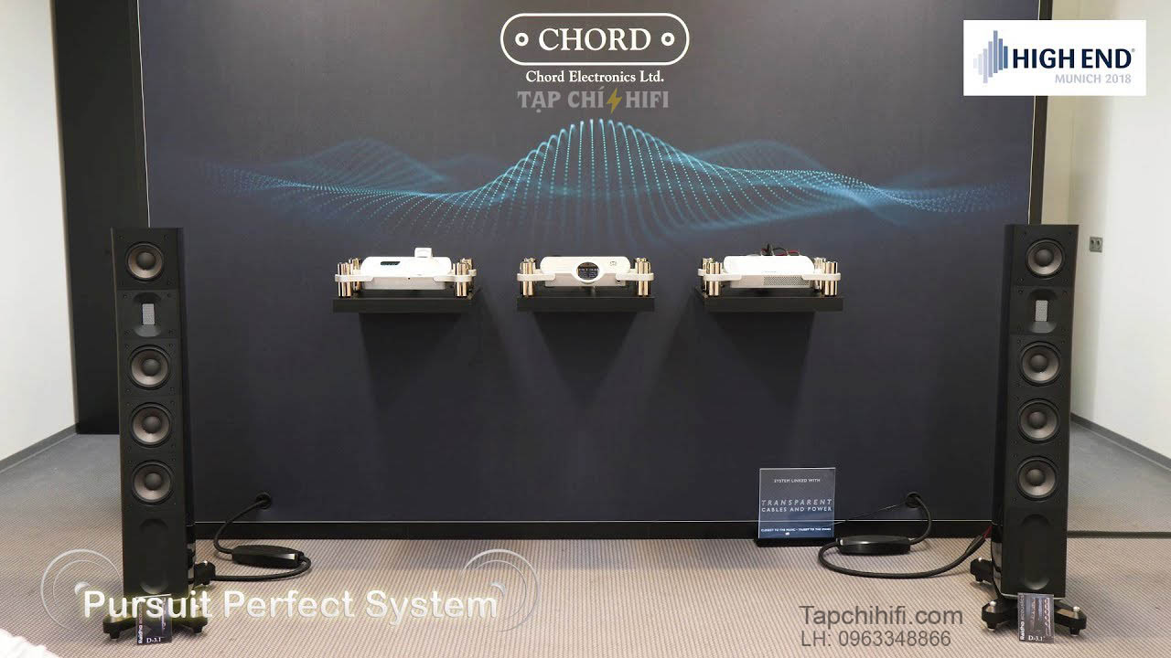 loa Raidho va ampli Chord