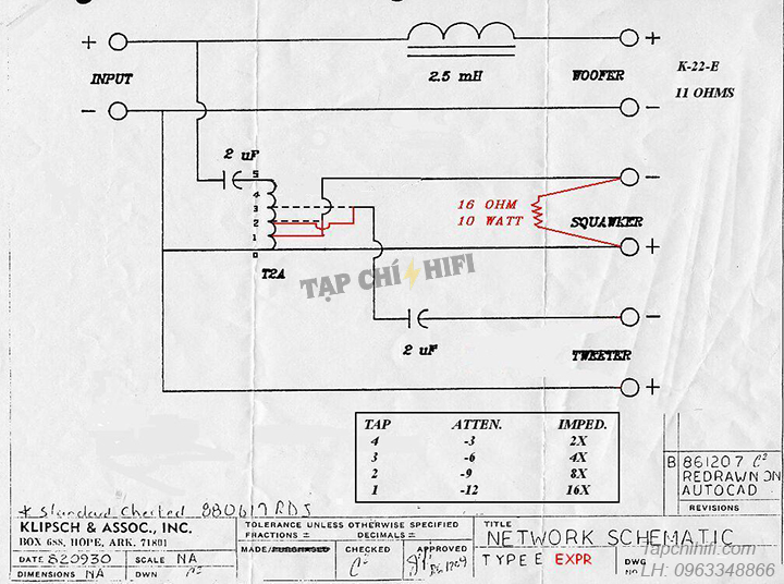 So do loa Klipsch Heresy