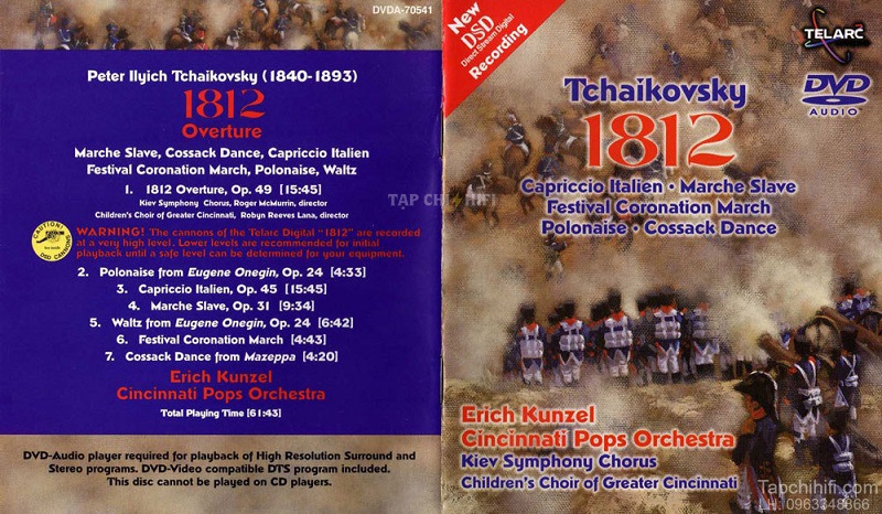 Tchaikovsky viet ban 1812 Overture dep