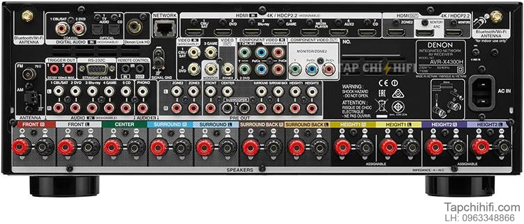Ampli Denon AVR-X4300H tot