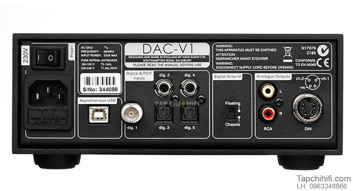 bo giai ma Naim DAC V-1 dep
