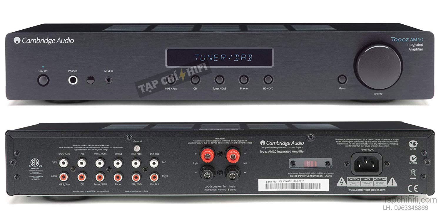 ampli Cambridge Topaz AM10 1