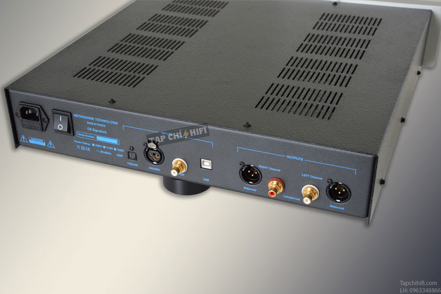 bo giai ma DAC metronome c6plus mat sau 