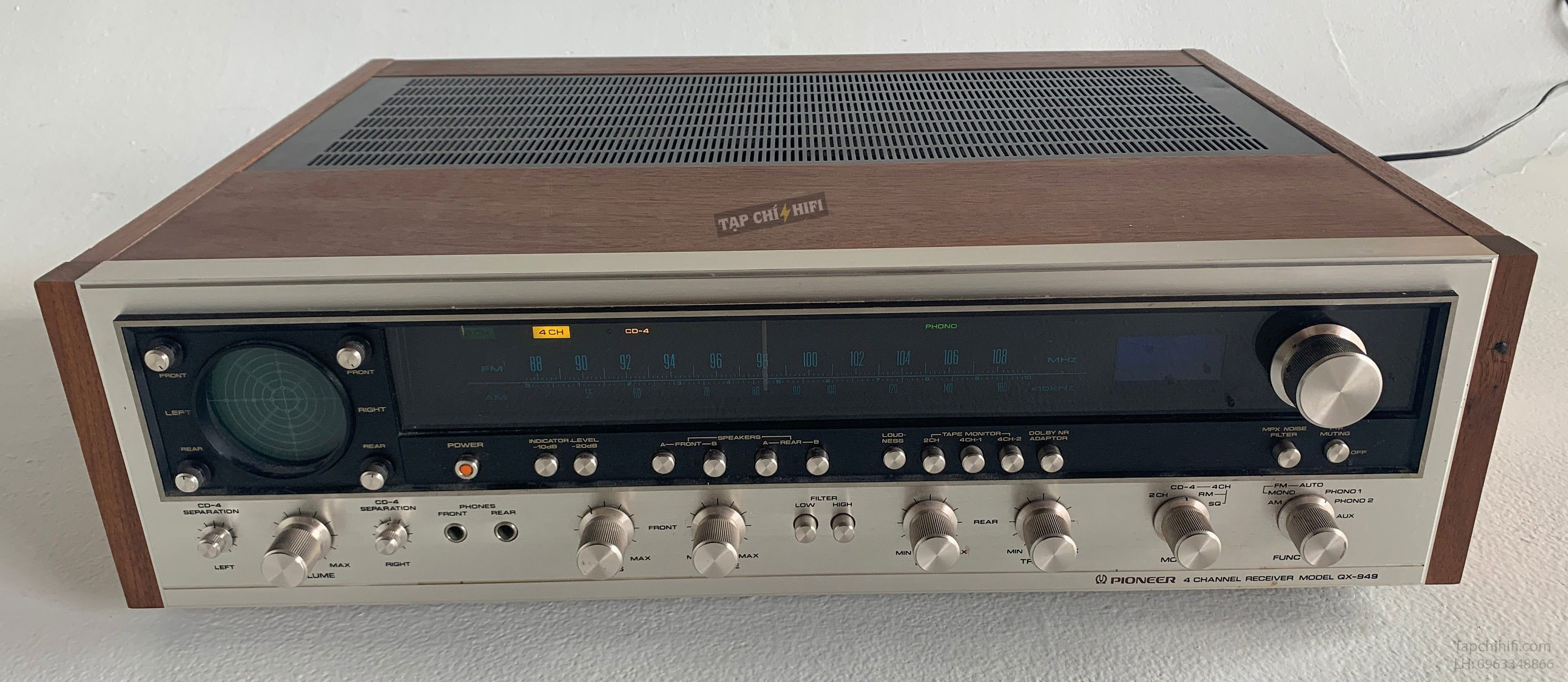 pioneer qx 949 quadraphopnic stereo recevier 