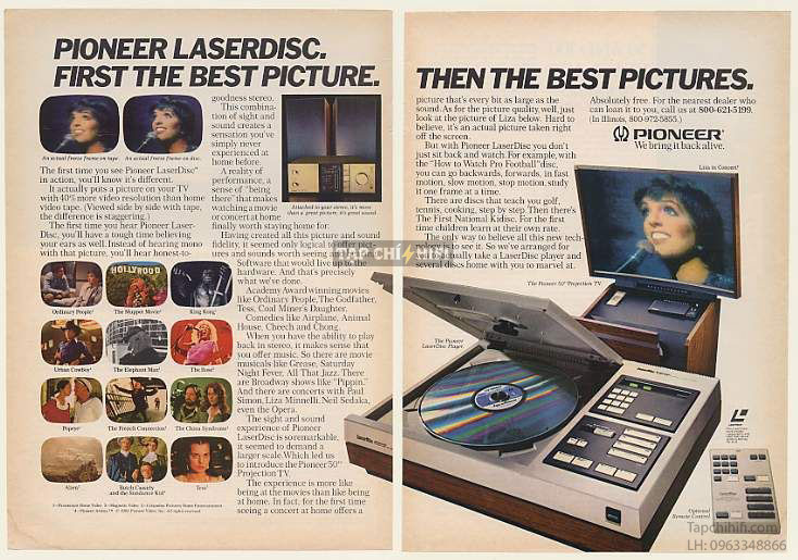 vintage pioneer laserdisc player