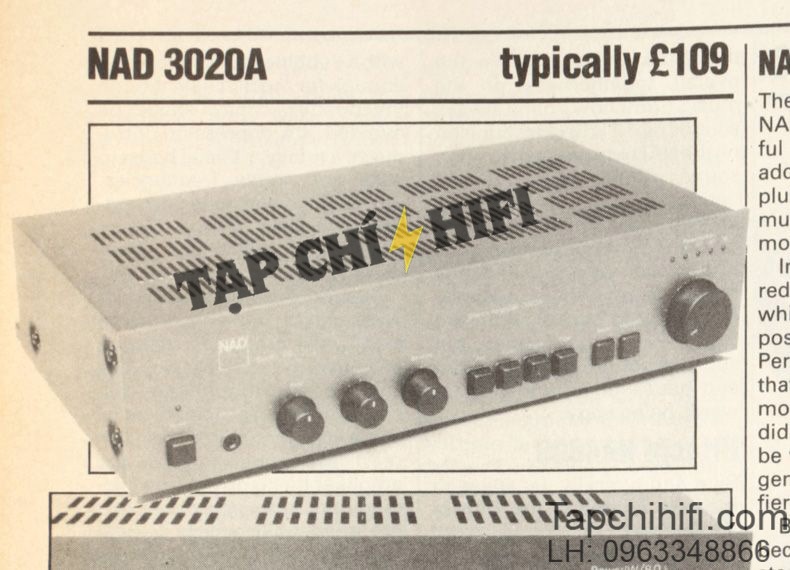 ampli nad 3020 vintage 