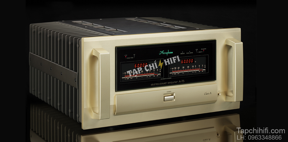 power ampli accphase a 75 nghieng
