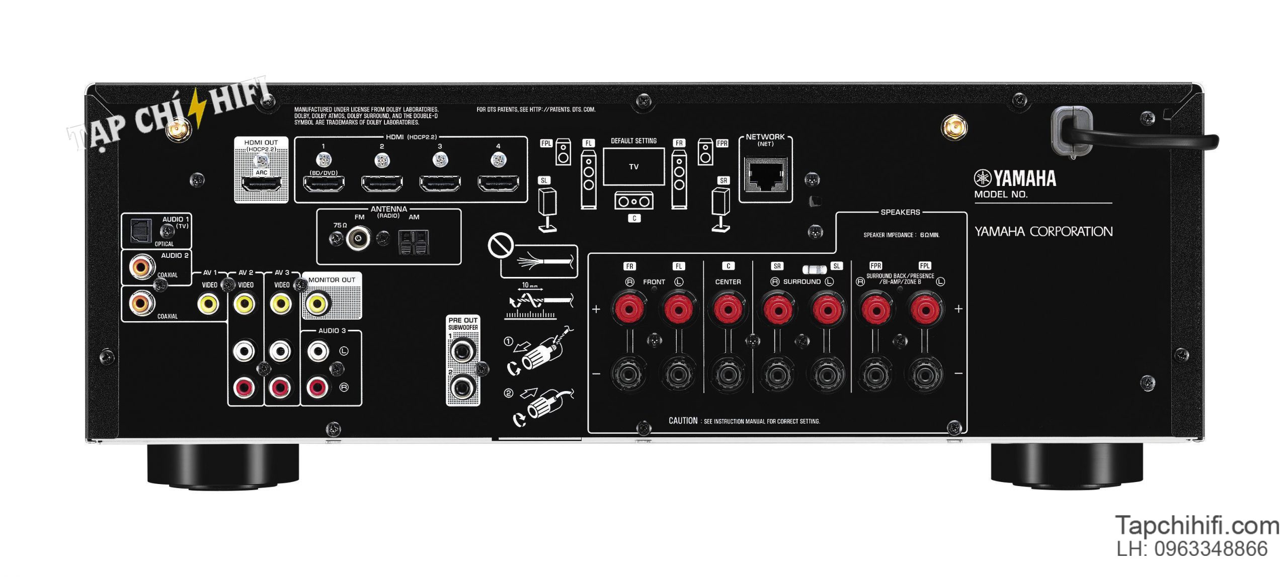 ampli Yamaha RX V585 sau a
